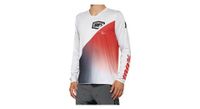 maillot de manga larga r core x gris   rojo racer 100