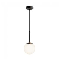 lampara de techo basic form opal negro