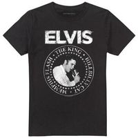 elvis presley camiseta rock king para mujer