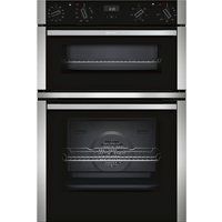 neff u1aci5hn0b electric double oven - stainless steel stainless steel