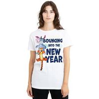 dessins animes camiseta bouncing into the new year para mujer