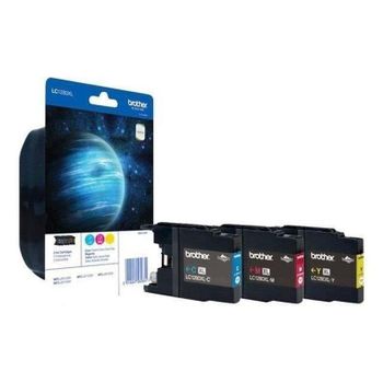 Pack 3 Cartuchos Tinta Original Brother LC1280XLRBWBP Alta Capacidad