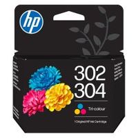 hp 302  304 cartucho original tricolor 150 paginas