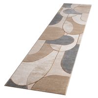 alfombra tiana gris  80x300 cm