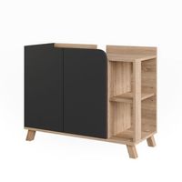 mueble bajo lavabo karen 80 x 65 cm con 2 puertas vicco