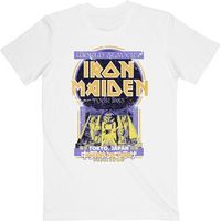 iron maiden camiseta manga larga powerslave japan flyer para mujer