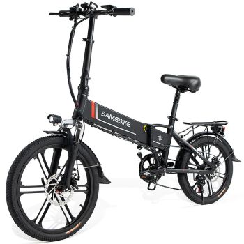 [EU Direct] SAMEBIKE 20LVXD30-II Bicicleta eléctrica 10.4AH 48V 250W Velocidad máxima recomendada 25KM/H Bicicleta eléct