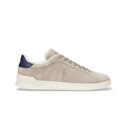 polo ralph lauren para hombre 809955691003 zapatillas de piel heritage court ii beige 43 plano cordones casual