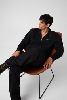 Sudadera Con Media Cremallera