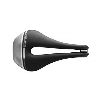 Sillín Selle Italia Novus Boost Gravel Tech Superflow S Negro-gris