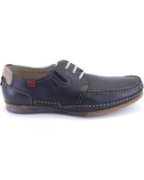 de fluchos 8353 zapatos con cordones de hombre piel azul marino