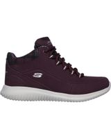 de skechers ultra flex-just botines planos burdeos 12918 rojo
