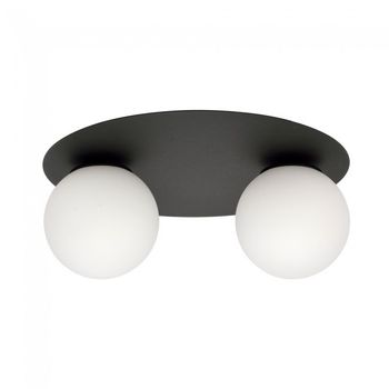Plafón de techo ícaro opal (2 luces)