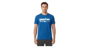 Camiseta manga corta ironman 70 3 rapperswil hombre azul real
