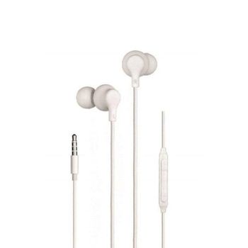 Auriculares Daewoo DW2014/15 con cable jack 3.5mm, micrófono integrado y aislamiento de ruido blancos