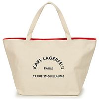 karl lagerfeld bolsa krsg canvas shopper para mujer