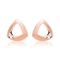 pendientes de plata 925 banados en oro rosa
