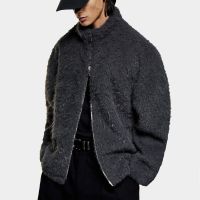 mki miyuki zoku faux fur track jacket - s