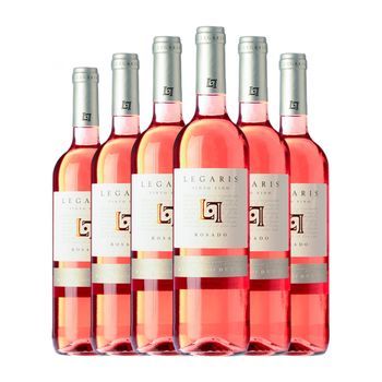 Legaris Vino Rosado Rosat Ribera Joven 75 Cl 14.5% Vol. (pack De 6 Unidades)