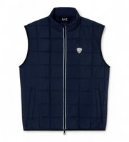 ea7 para hombre 7m001512af21509 chaleco premium shield m marino m blanco casual poliester sin mangas  tirantes