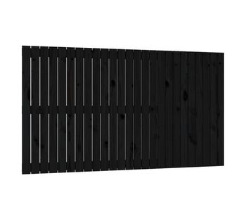 Vidaxl cabecero de cama de pared madera maciza pino negro 159,5x3x90cm
