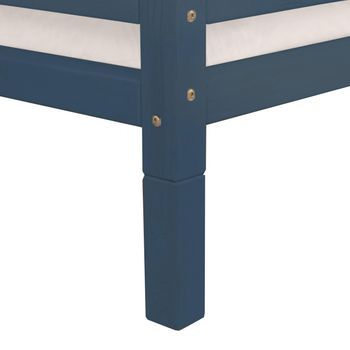 4 Pies De Cama De 20 Cm Foot Azul Marino