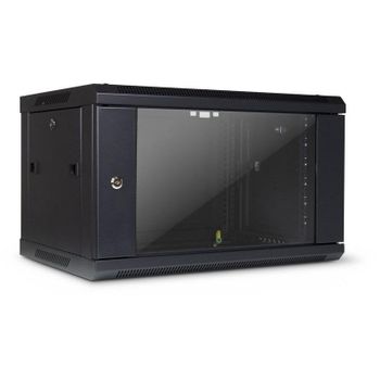 Bastidor de pared Inter-Tech SMA-6406 6U 30 kg Negro