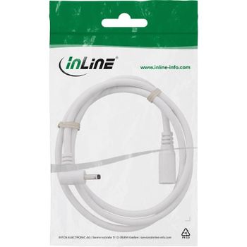 Cable extensión DC Schneider Electric InLine 26901Q 1 m 3.5 x 1.35 mm