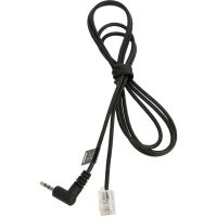 auriculares jabra 8800-00-75 con cable rj-10 a 35 mm para telefono de escritorio negro