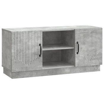 Mueble De Tv 102 X 34,5 X 47 Cm Gris Hormigón Vidaxl