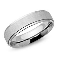 anillo exclusivo acero inoxidable bordes pulidos mate