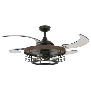 Ventilador de techo aspas retráctiles con luz montclair (3 luces)