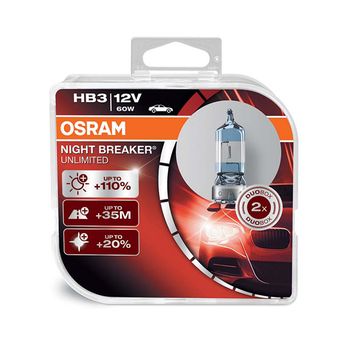 Nightbreaker UNLIMITED - Performance Bulbs - HB3 9005 Twin Box