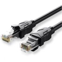 cable de red rj45 vention ibebu cat6 35m negro 1000mbps 26awg plug  play