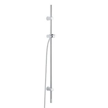 Barra De Pared Kludi A-qa V Con Flexo, L 1100mm, Cromo, 6209505-00