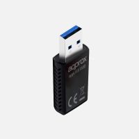 tarjeta de red approx appusb1800 usb 30 wi-fi 6 1800 mbps doble banda negra