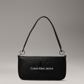 Calvin Klein Jeans Bolso de hombro con logo esculpido Negro K60K610679-01R