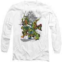 teenage mutant ninja turtles camiseta manga larga shredder and turtles para hombre