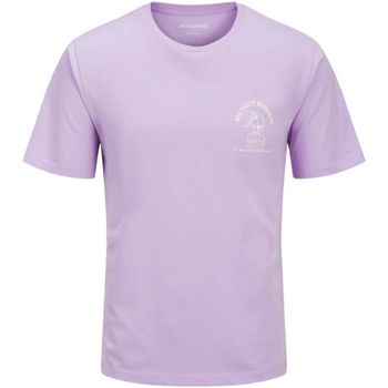 Jack & Jones Camiseta 12270869 JJCARTER TEE SS CREW NECK LAVENDER para hombre