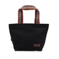 bolsa porta menu poliester negra 21x12x22 cm
