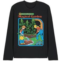steven rhodes camiseta manga larga lets plant a magical garden para mujer
