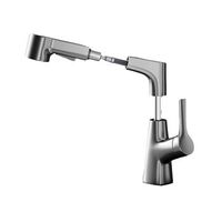 grifo lavabo multifuncion lh-226   gris pistola gunmetal