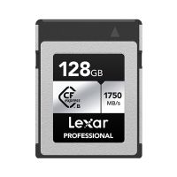 tarjeta cfexpress lexar 128gb pcie gen3 2 1750mbs negro plata