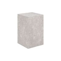 mesa de centro con efecto marmol beige 30x30 cm