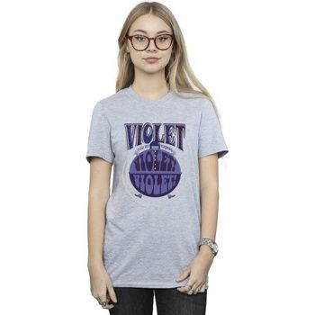 Willy Wonka Camiseta Violet Turning Violet para mujer