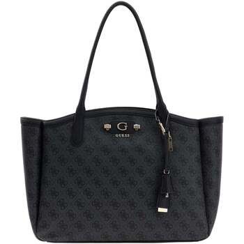 Guess Bolsa Bolso Tote Lindsey Logo Carbón para mujer