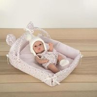 muneco bebe con accesorios elegance arias 33 cm