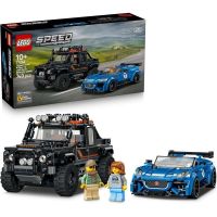 lego speed champions jaguar project 7 y land rover defender 77264 740 piezas