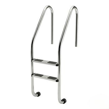 Escalera Piscina Salina Aisi 316l Antideslizante Ánodo Flexinox - 2 696mm