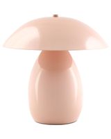 lampara de mesa  metal rosa pastel
